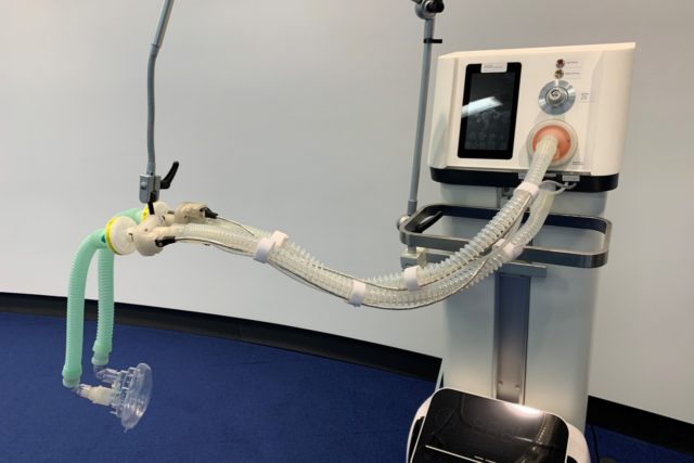 Non-invasive ventilator and O2-concentrator device © SmartCPAP